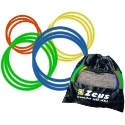 Zeus 12er-Pack Koordinationsringe Set 60cm Mit Tasche