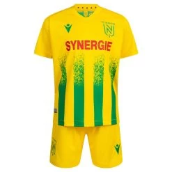 FC Nantes Macron Authentic Kinder Heim Trikot Set 58199581