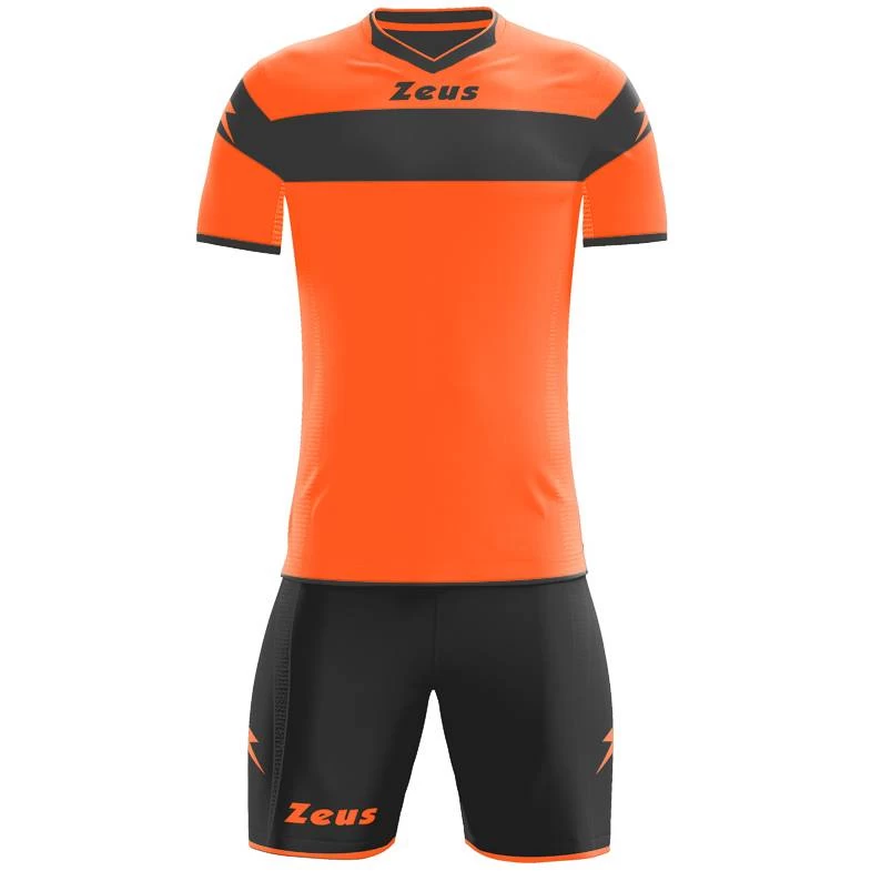 Zeus Apollo Fußball Set Teamwear Box 12-teilig Schwarz Neon Orange – Bild 3
