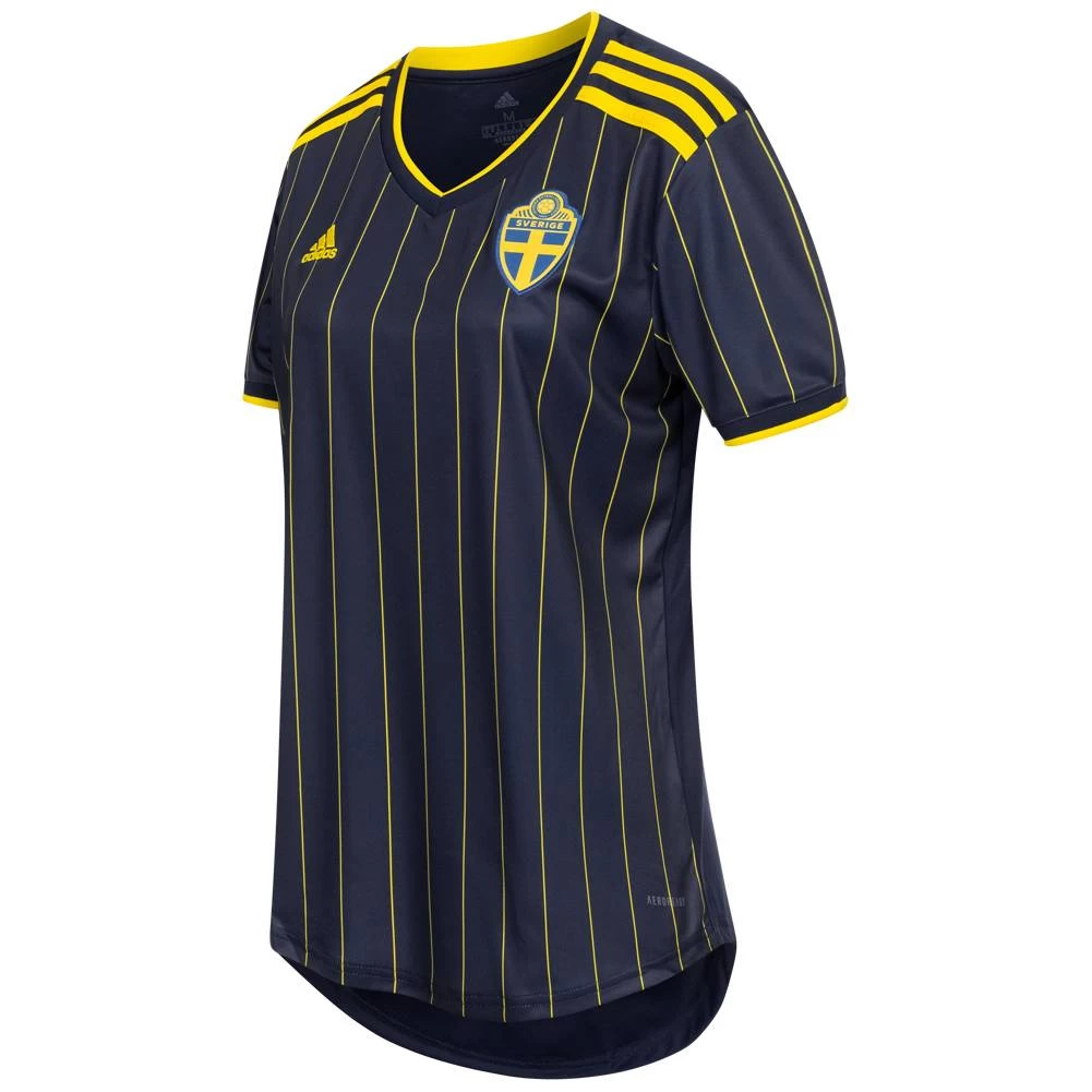 Schweden Adidas Damen Auswärts Trikot FH7621 – Bild 2
