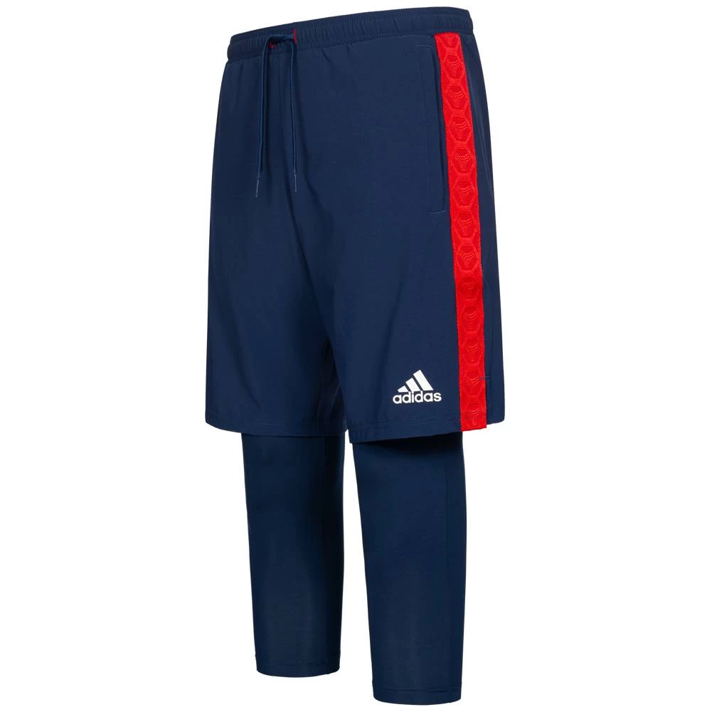Adidas Tango Herren 2 In 1 Trainings Kompressionsshorts FP7897 – Bild 2