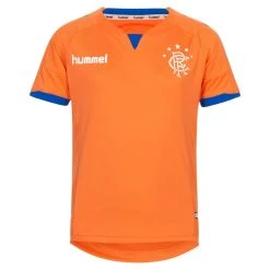 Glasgow Rangers FC Hummel Kinder Ausweich Trikot GLAKID3RDSS18