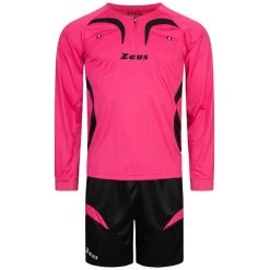 Zeus Herren Schiedsrichter Set Trikot Mit Shorts Fuxia