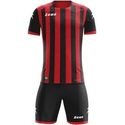 Zeus Icon Teamwear Set Trikot Mit Shorts Schwarz Rot