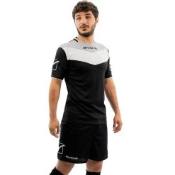 Givova Kit Campo Set Trikot + Shorts Schwarz/grau