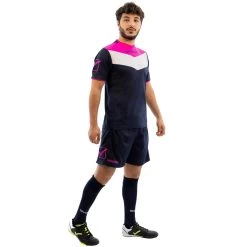 Givova Kit Campo Set Trikot + Shorts Navy/neonpink