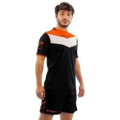 Givova Kit Campo Set Trikot + Shorts Schwarz/neonorange