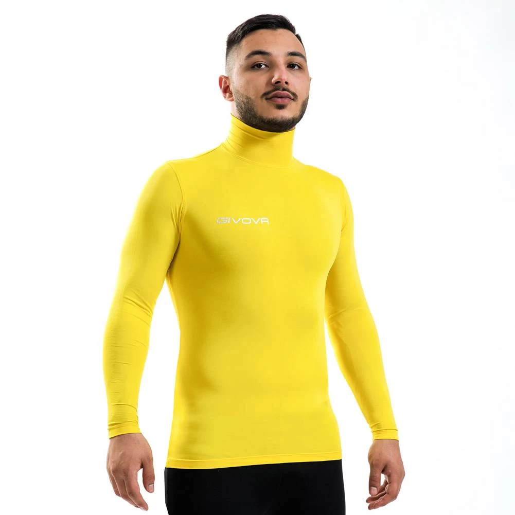 Givova Baselayer Corpus 3 Funktionsshirt Mit Kragen Gelb