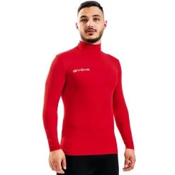 Givova Baselayer Corpus 3 Funktionsshirt Mit Kragen Rot