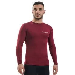 Givova Baselayer Corpus 3 Funktionsshirt Dunkelrot