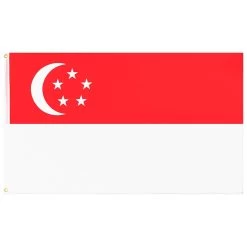 Singapur MUWO "Nations Together" Flagge 90x150cm
