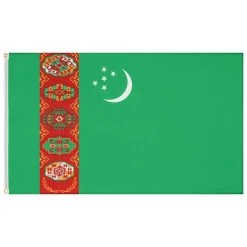 Turkmenistan MUWO "Nations Together" Flagge 90x150cm