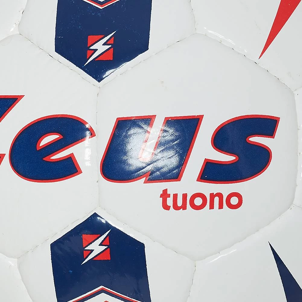 Zeus Pallone Tuono Fußball Weiß Rot – Bild 3