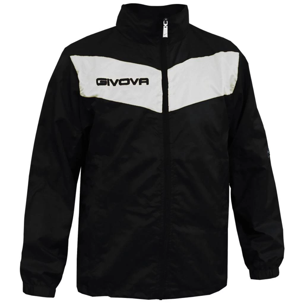 Givova Regenjacke "Rain Scudo" Schwarz/weiß – Bild 2
