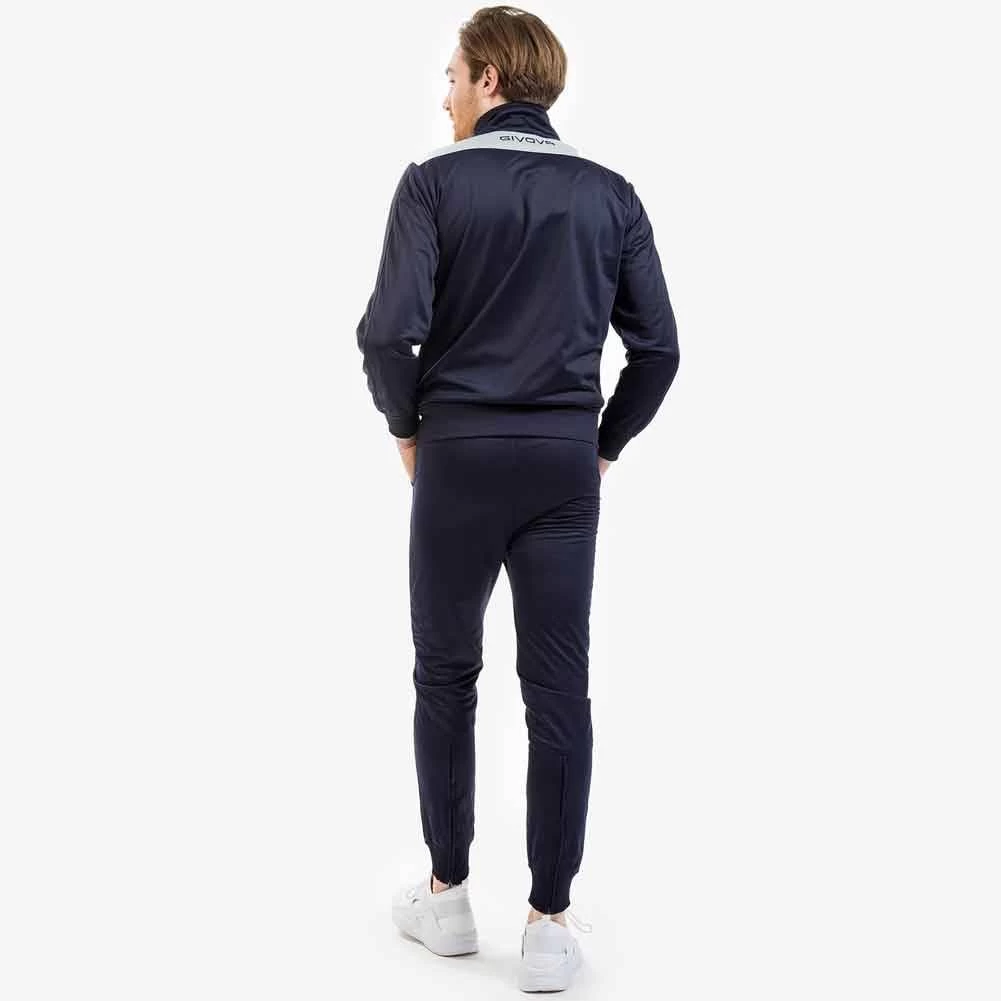 Givova Tuta Campo Trainingsanzug Navy/grau – Bild 3