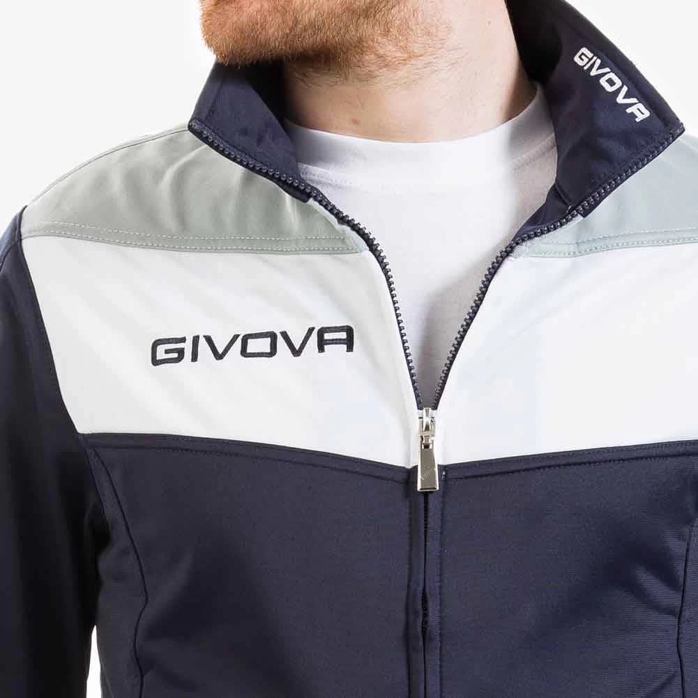 Givova Tuta Campo Trainingsanzug Navy/grau – Bild 4