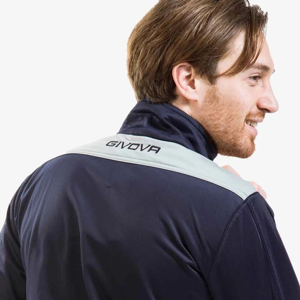 Givova Tuta Campo Trainingsanzug Navy/grau – Bild 5